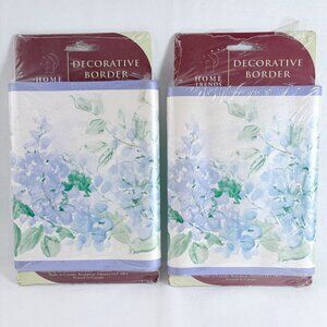 Vintage Home Trends Country Themed Wisteria 2x Wallpaper Border 10 yds NOS